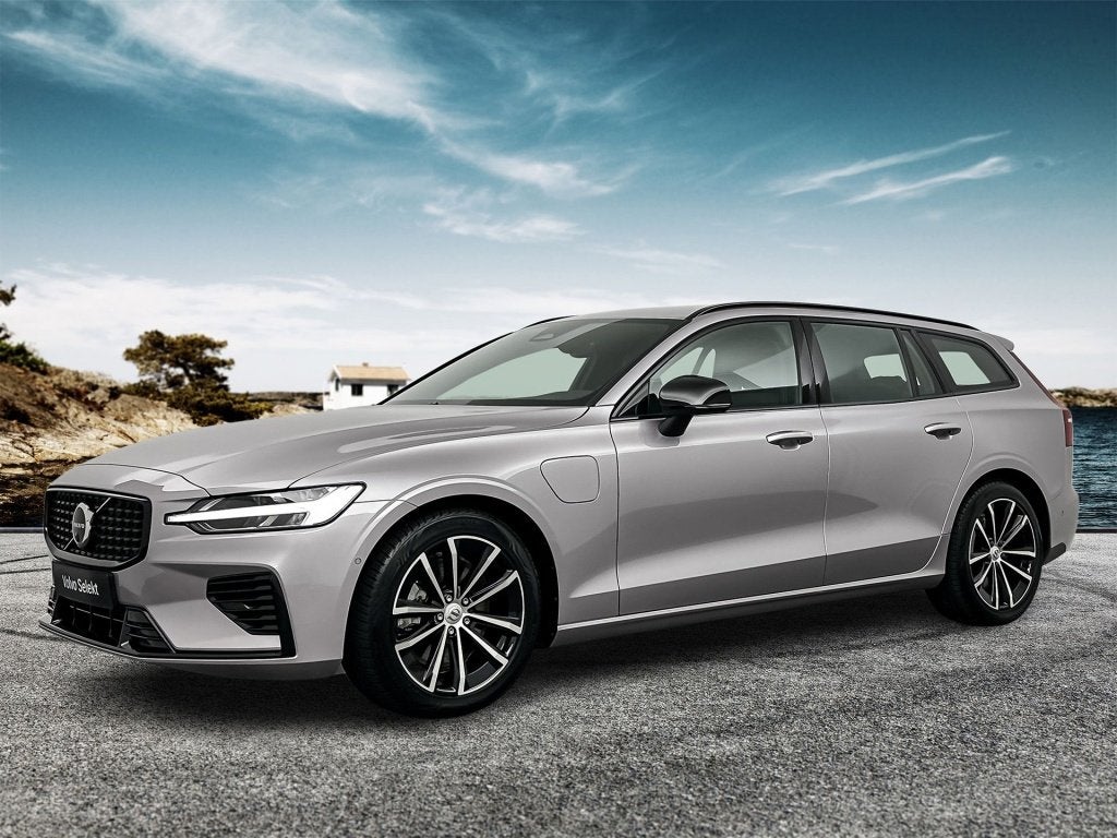 Volvo V60 T6 398PK Recharge Plus Dark| Adap.Cruise| 360Camer, Automaat, Gebruikt, Lichtsensor, Zilver of Grijs