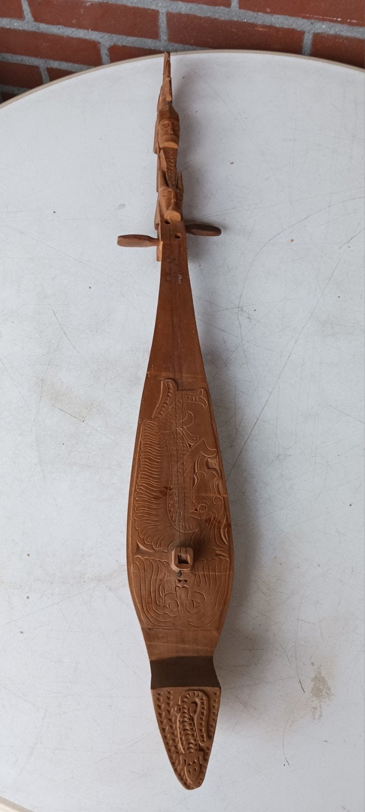 HASAPI TRADITIONELE BOOT VORMIG  TWEE SNAREN INSTRUMENT 86CM, Ophalen of Verzenden