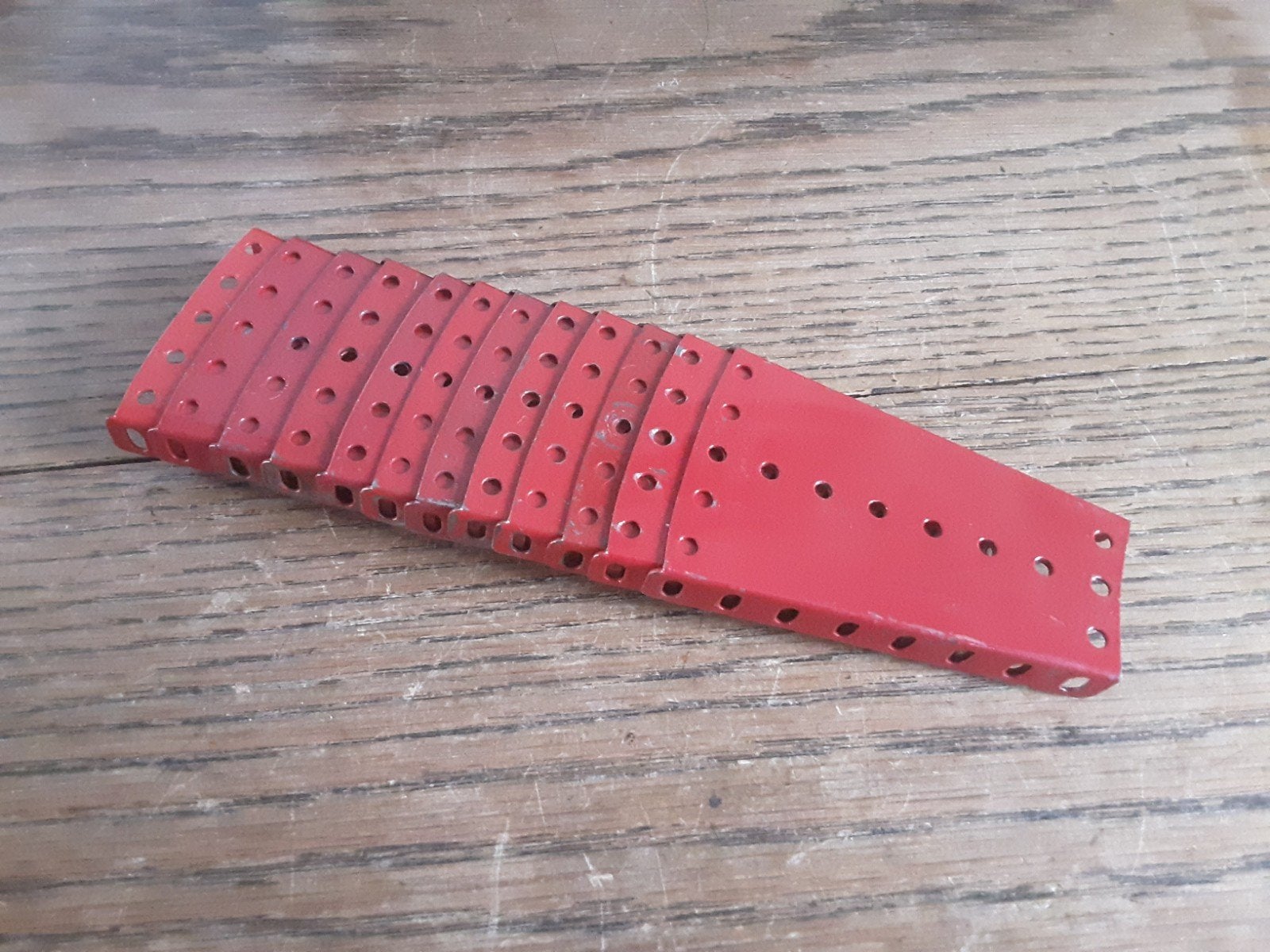 12x Rode Meccano sectorplaten, Ophalen of Verzenden, Gebruikt, Groter dan 1:32