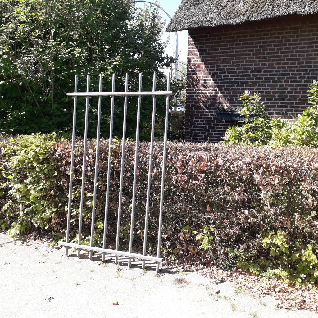 Heras hekwerk 120 x 195, Ophalen, Gebruikt, IJzer, Spijlenhekwerk