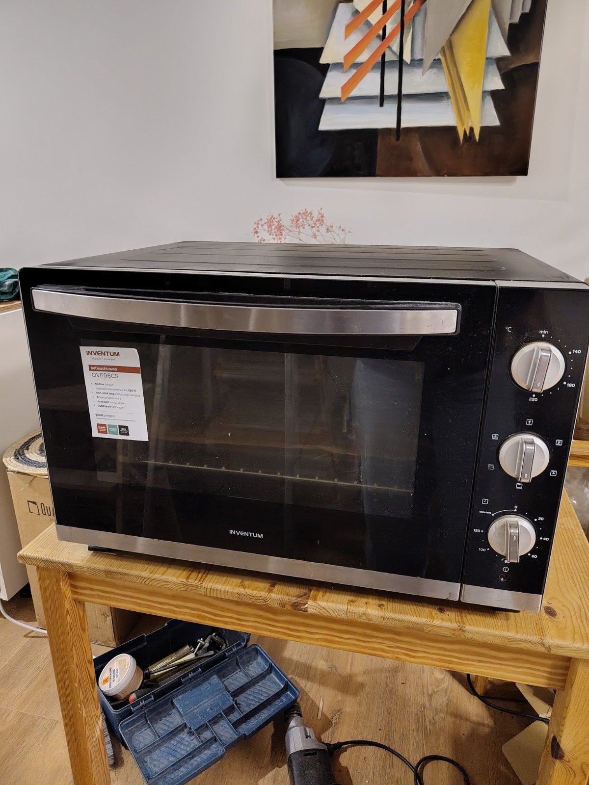 Inventum oven gratis af te halen - volledig functioneel, Ophalen, Minder dan 45 cm, Gebruikt, Oven