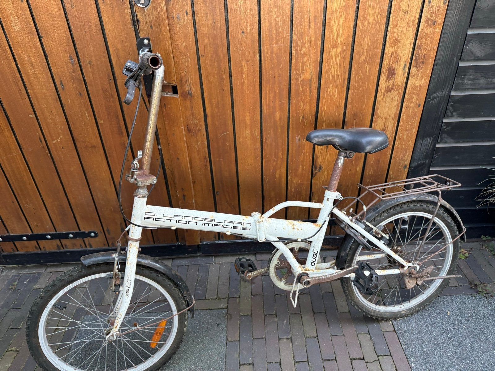Oude opvouwbare fiets - Opknapper, 20 inch of meer, Gebruikt, Versnellingen, Totaal opvouwbaar