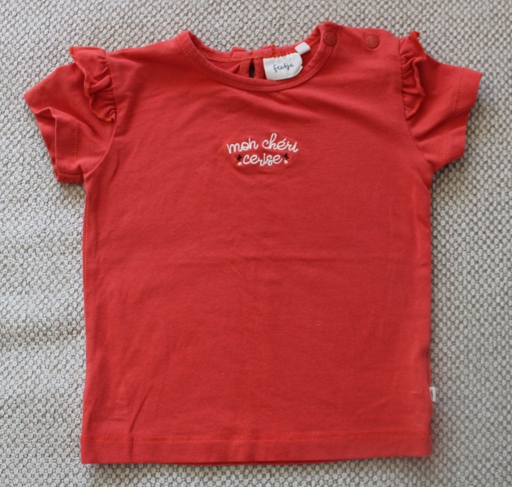 T-shirt van Feetje 74, Kinderen en Baby's, Babykleding | Maat 74, Gebruikt, Meisje, Ophalen of Verzenden, Feetje