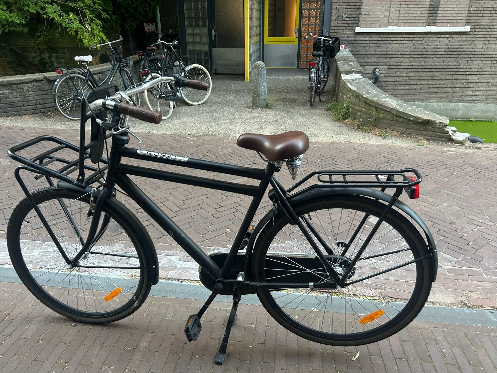 Popal herenfiets - Stevige en comfortabele stadsfiets, Fietsen en Brommers, Fietsen | Heren | Herenfietsen, Gebruikt, Velgrem