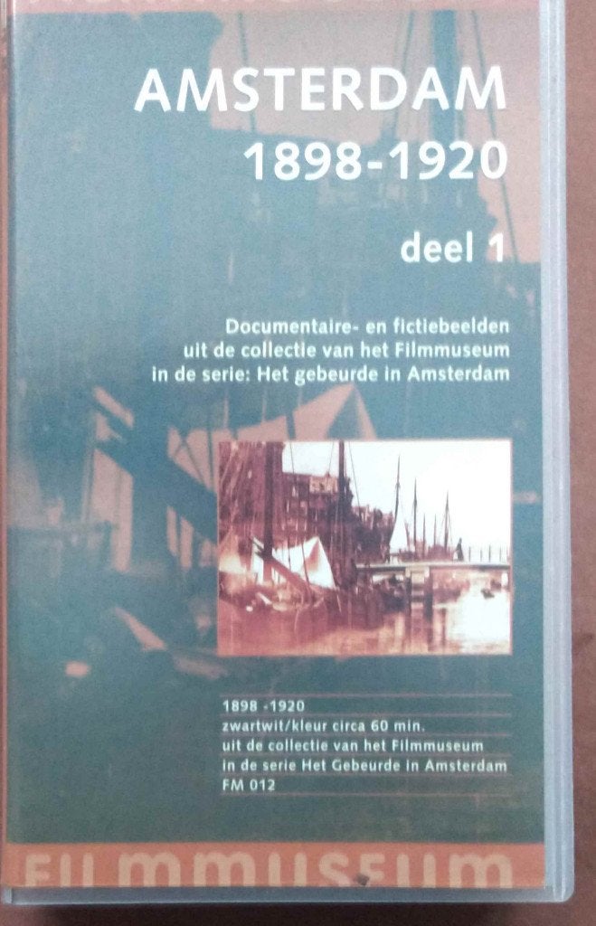 VHS Video Amsterdam 1898-1920, Alle leeftijden, Ophalen of Verzenden, Gebruikt