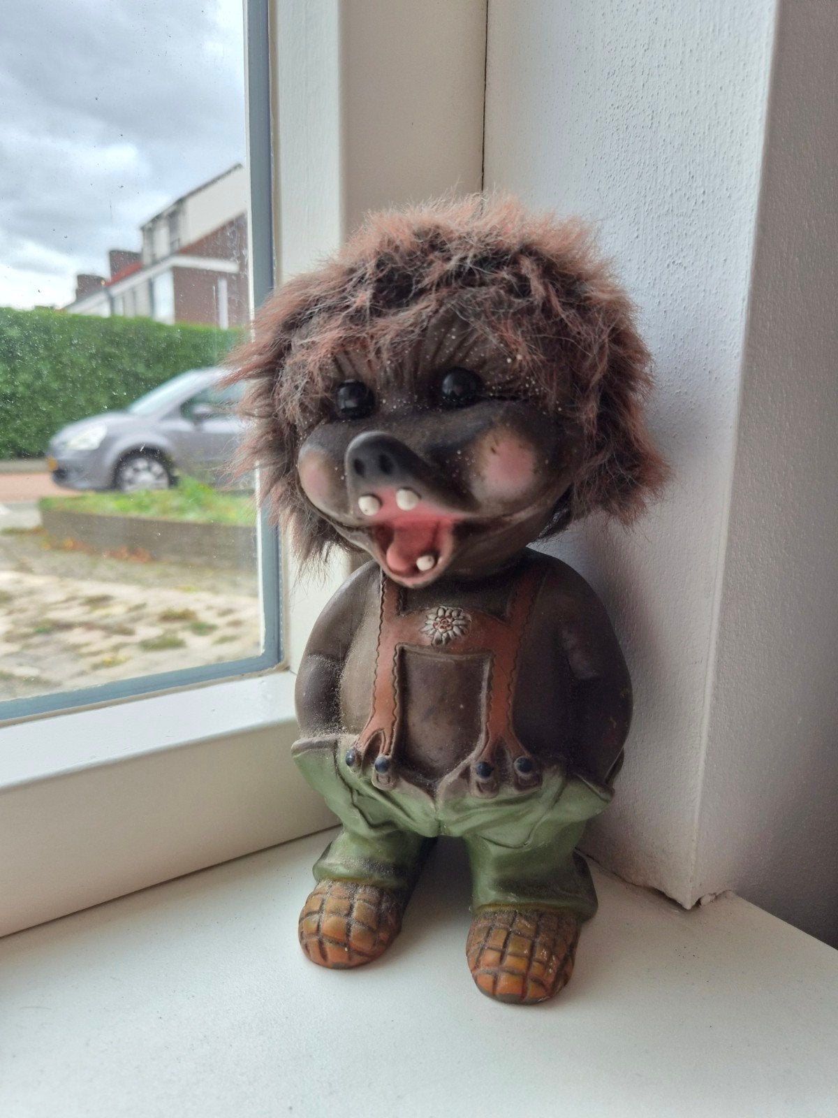Vintage Original Western Germany Troll Figuur, Ophalen of Verzenden, Gebruikt, Fantasy