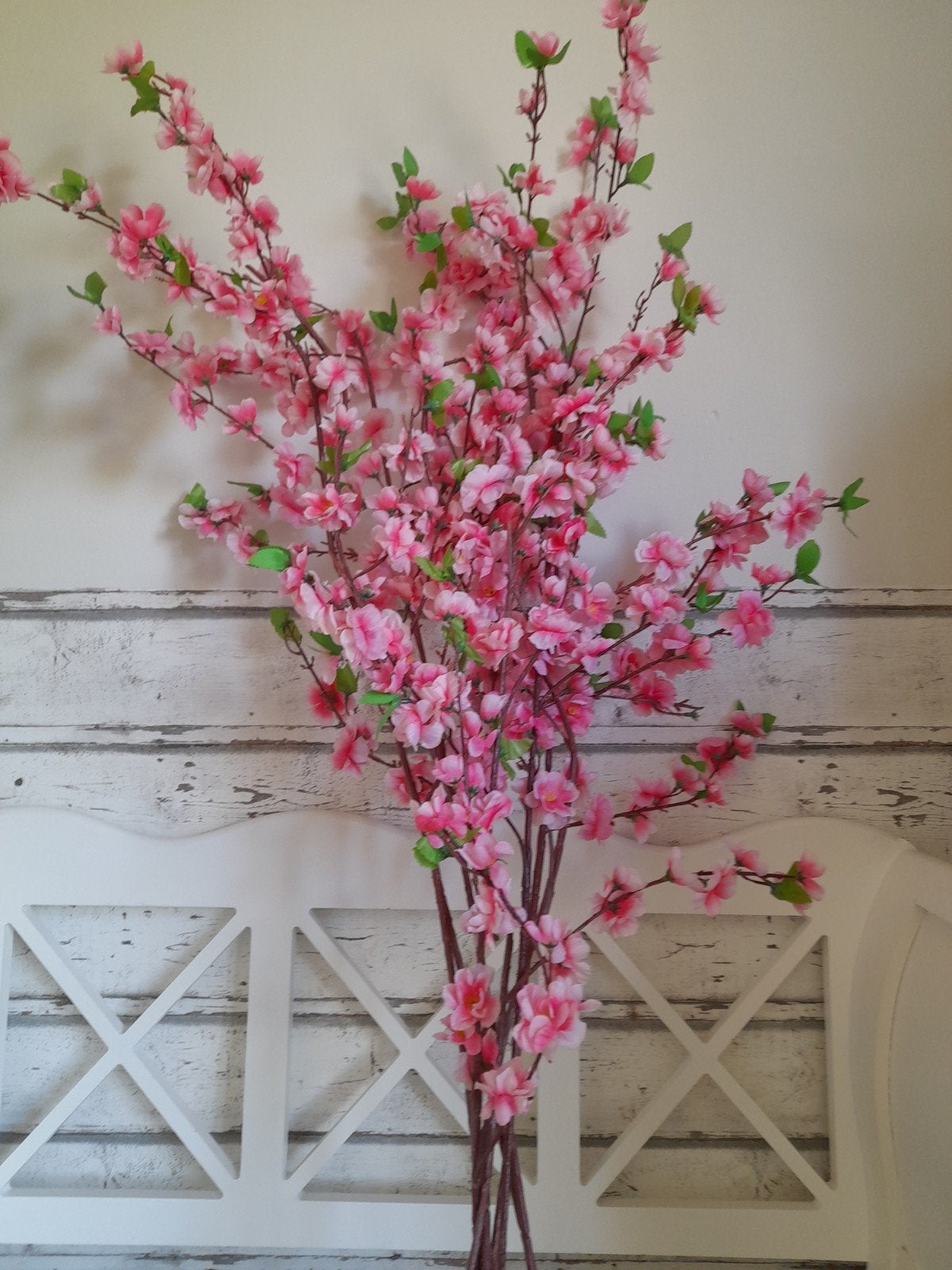 roze bloesem kunstbloemen takken, Verzenden, Zo goed als nieuw, Binnen