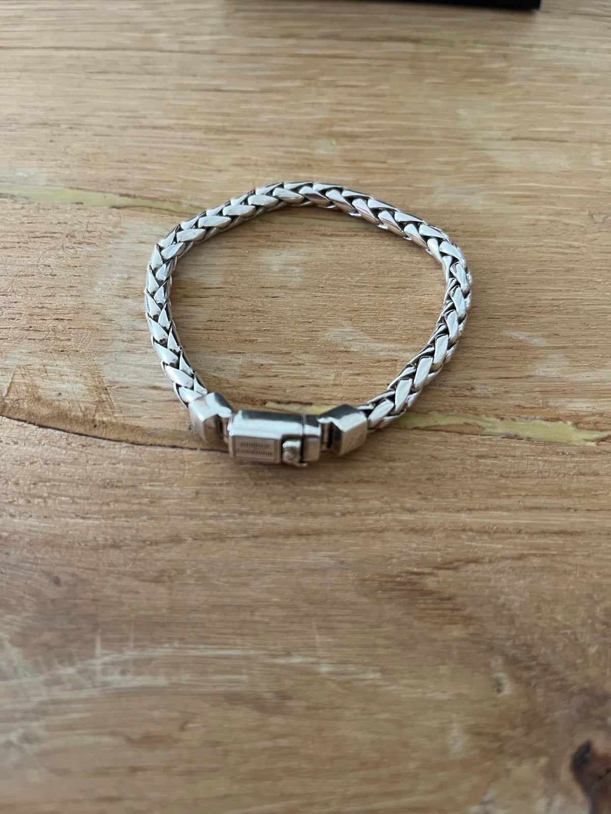 Buddha to Buddha armband 19cm, Sieraden, Tassen en Uiterlijk, Armbanden, Ophalen of Verzenden, Zo goed als nieuw, Zilver