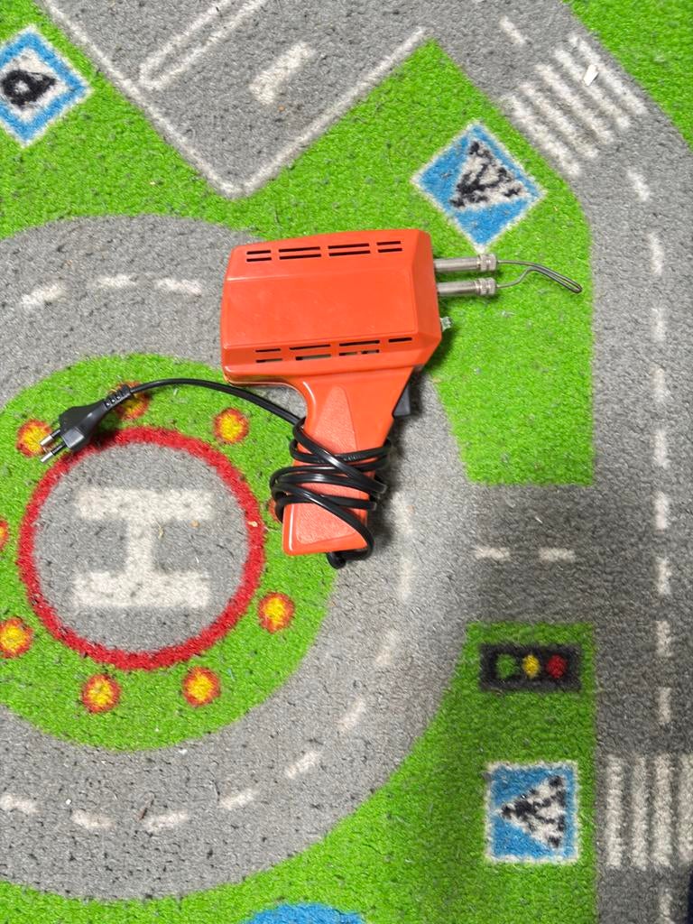 Vintage Soldeerbout - Oranje Soldeerpistool, Doe-het-zelf en Verbouw, Gereedschap | Lasapparaten, Gebruikt, Overige typen, Minder dan 150 ampère