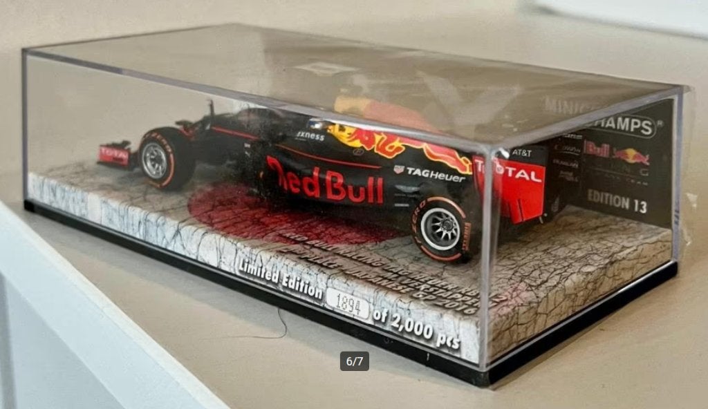 Verstappen Minichamps 1:43 Limited edition GP Japan 2016, Ophalen of Verzenden, Nieuw, Auto, MiniChamps