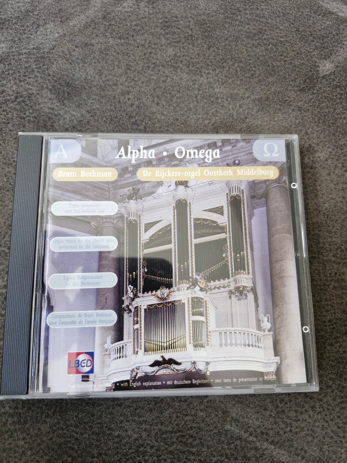 Orgel CD Bram Beekman  De Rijckere-orgel Oostkerk Middelburg, Ophalen of Verzenden