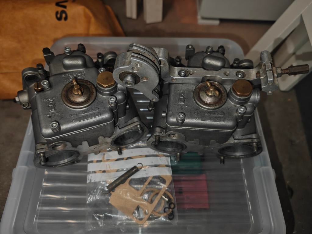Weber 40 DCOE Carburateurs - Set van 2, Auto-onderdelen, Brandstofsystemen, Ophalen of Verzenden, Gebruikt, Universele onderdelen