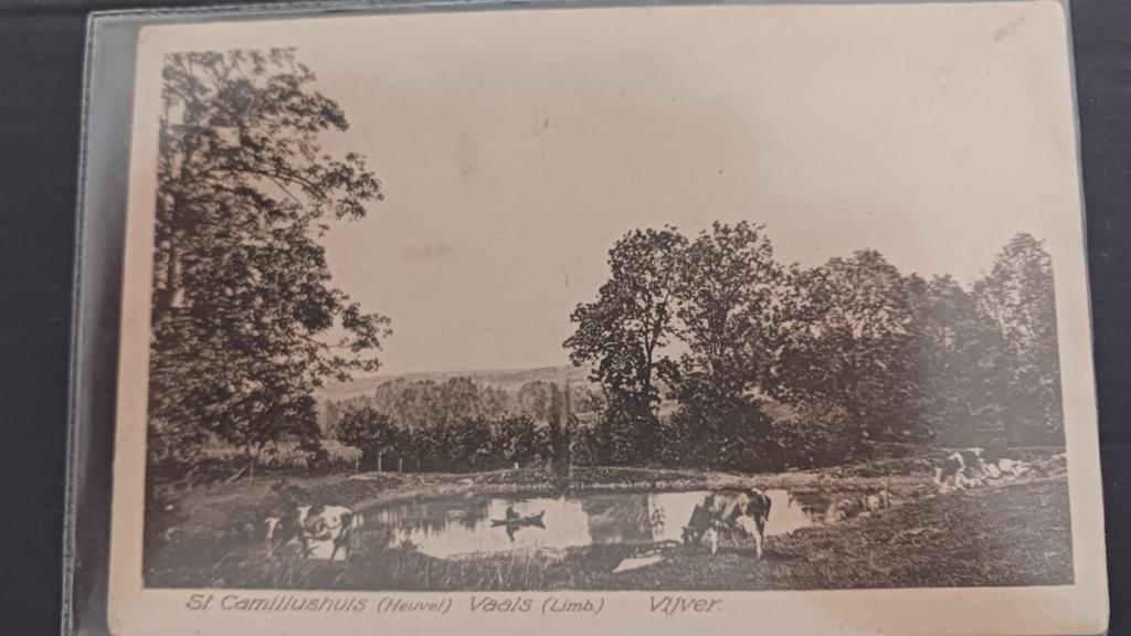 St. Camillushuis Vaals (Limburg) Vijver, Ophalen of Verzenden, 1940 tot 1960, Gelopen, Limburg