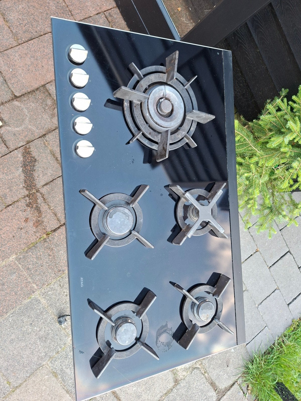 ATAG 5-pits gaskookplaat met elektronische ontsteking, Ophalen, Gebruikt, Inbouw, Gas