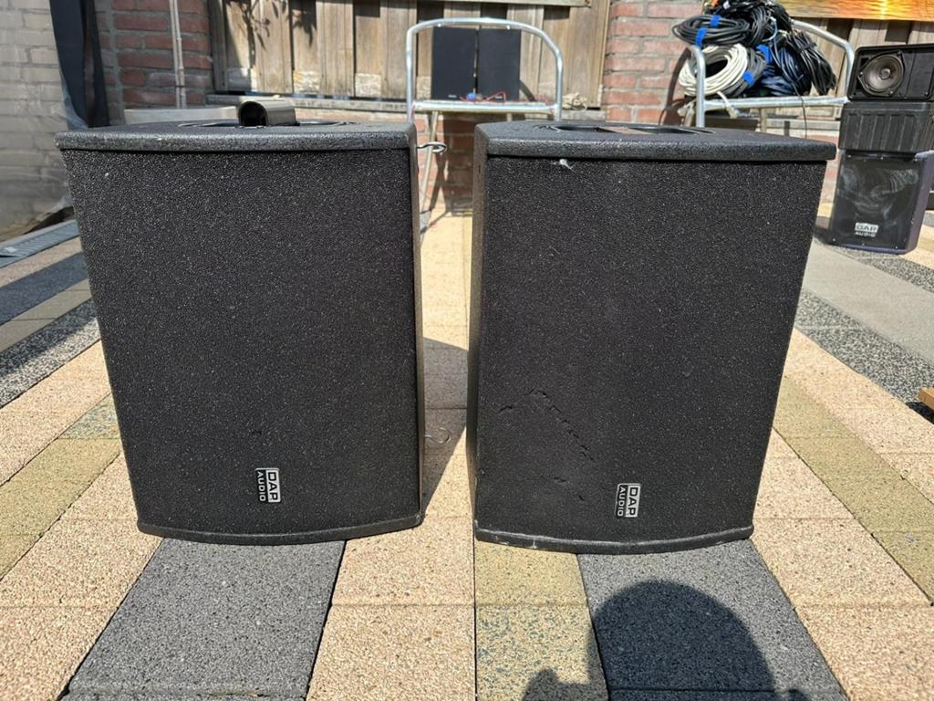 Dap boxen, Gebruikt, 120 watt of meer, Front, Rear of Stereo speakers, Ophalen