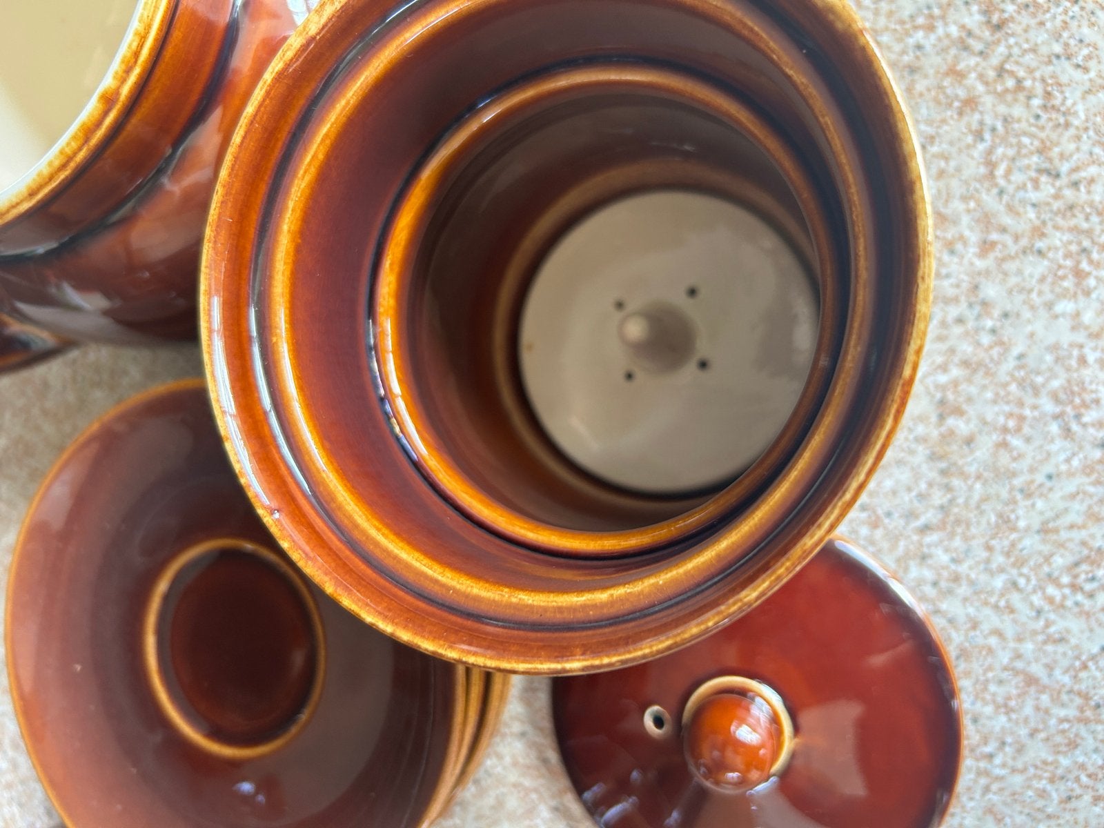 Vintage Villeroy & Boch theeservies - jaren '70 - compleet, Ophalen