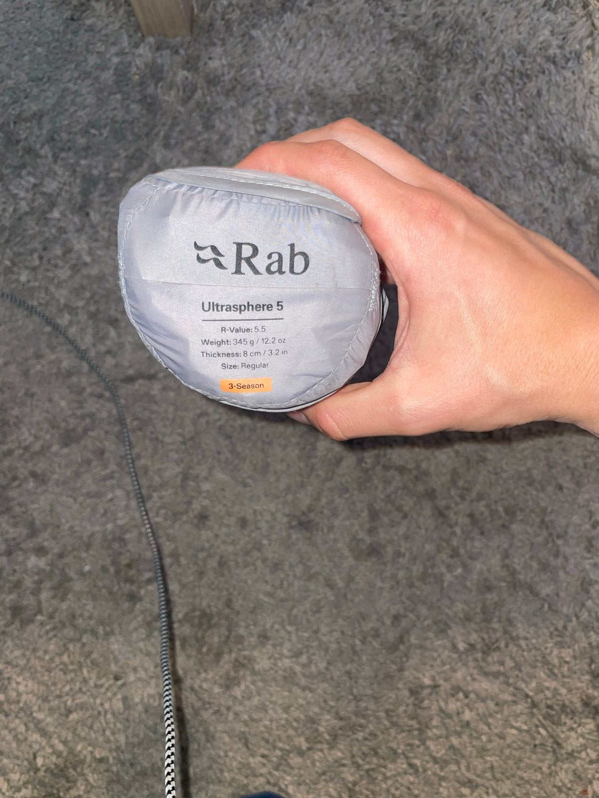 Rab Ultrasphere 5 slaapmat - Zo goed als nieuw, Ophalen of Verzenden, Zo goed als nieuw, 1-persoons