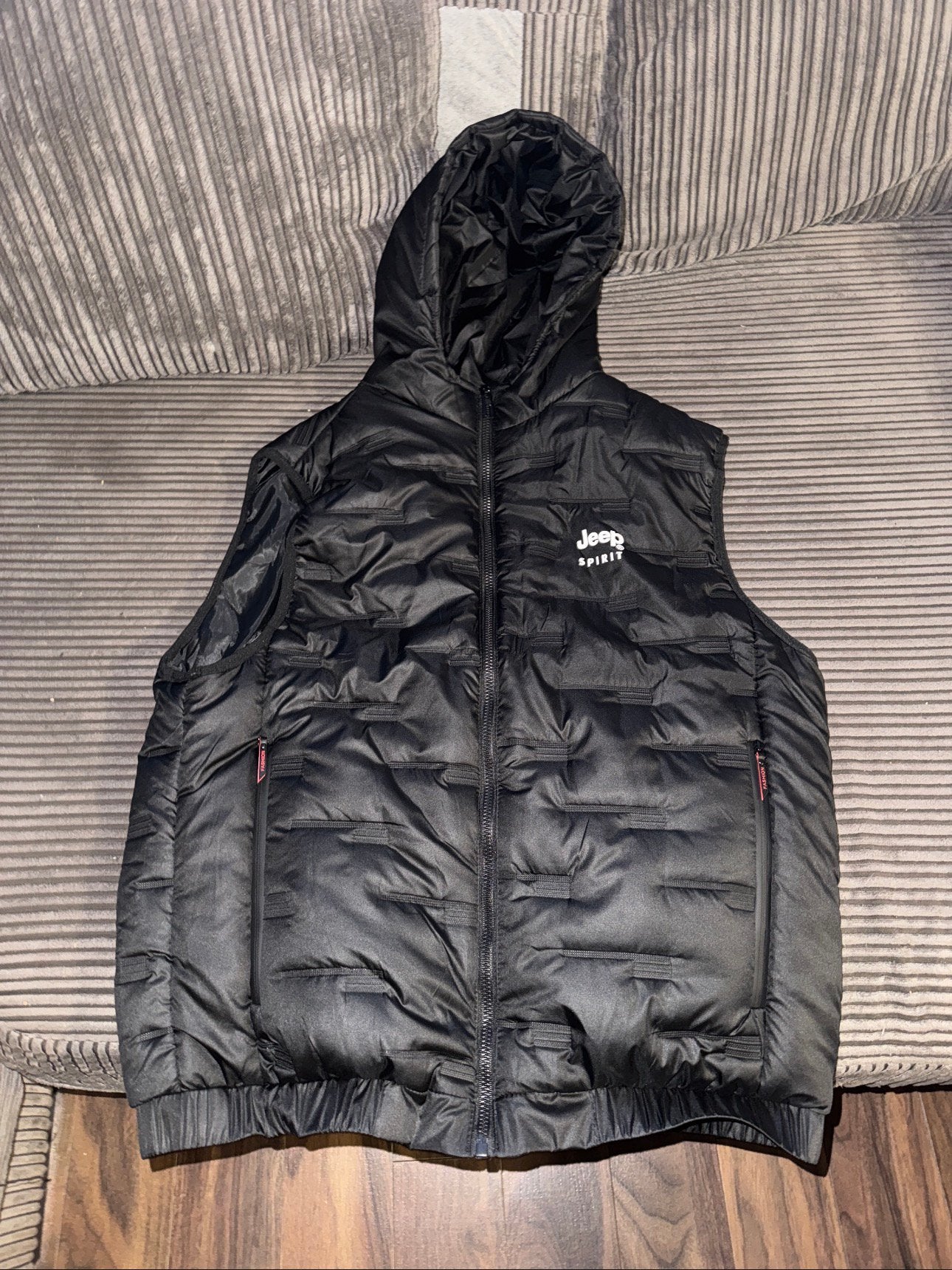 Jeep SPIRIT Bodywarmer, Kleding | Heren, Bodywarmers, Verzenden, Zo goed als nieuw, Maat 52/54 (L), Zwart