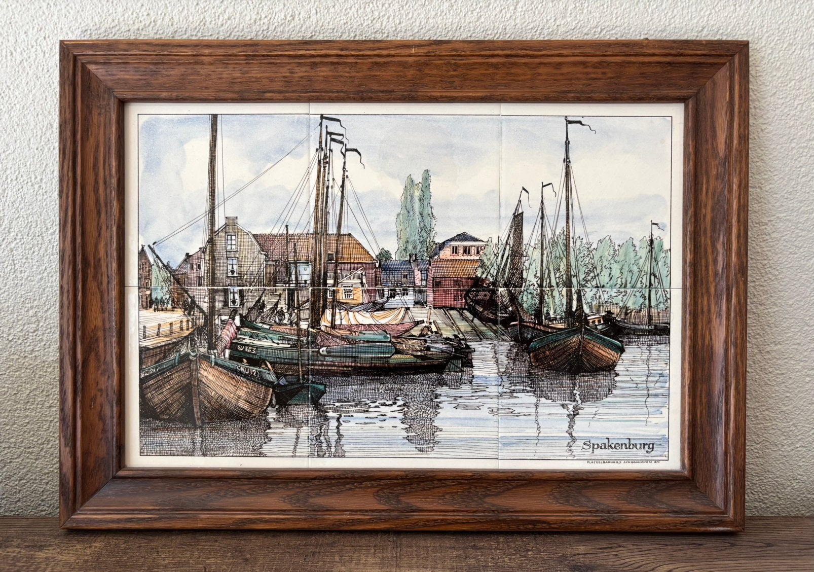 Spakenburg tegeltableau, Antiek en Kunst, Ophalen