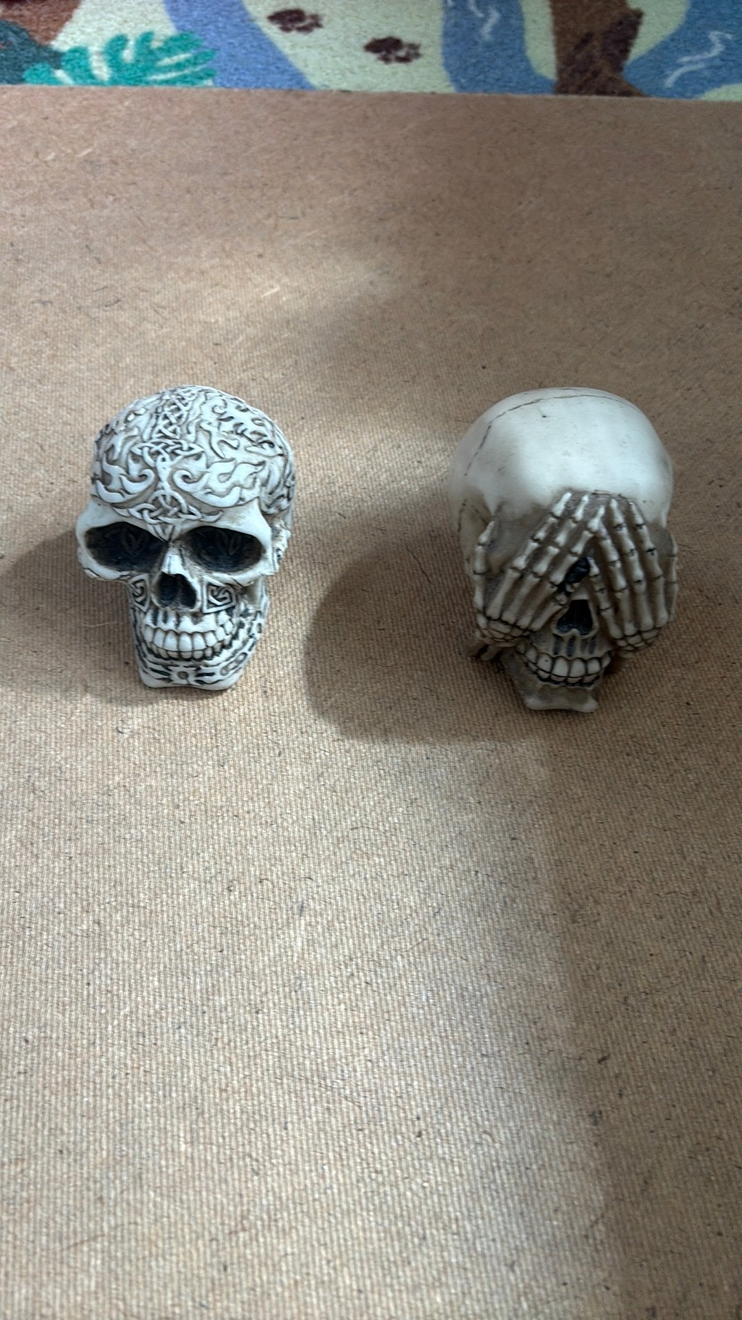 2 antieke schedels, Antiek en Kunst, Antiek | Religie, Ophalen of Verzenden