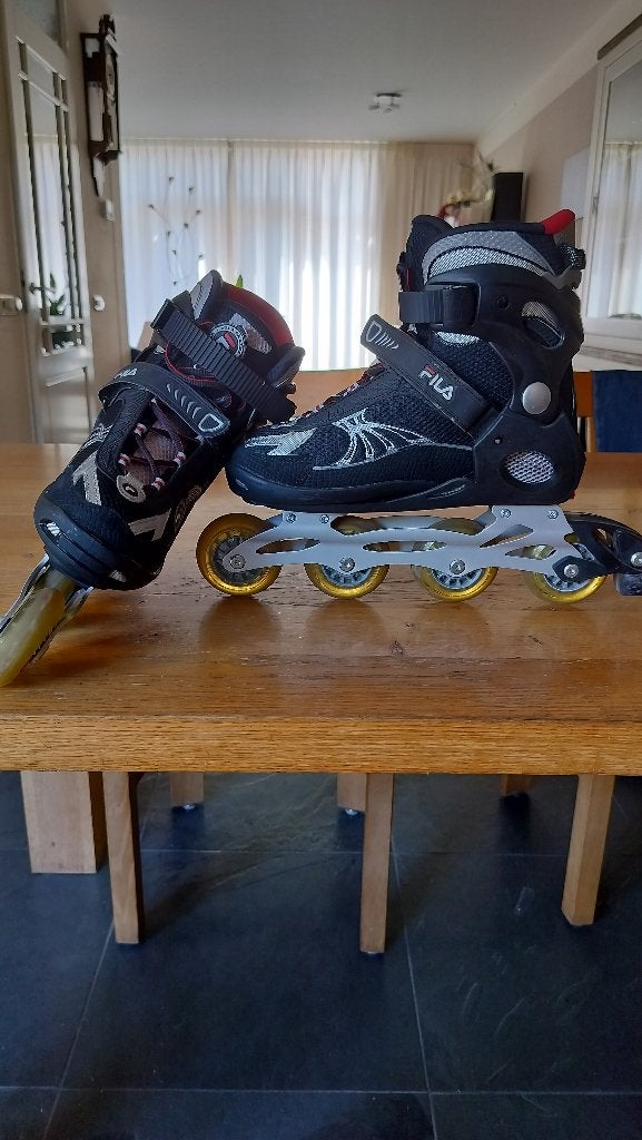 Skeelers/skates zwart Fila 38-41, Overige merken, Verstelbaar, Kinderen, Ophalen of Verzenden