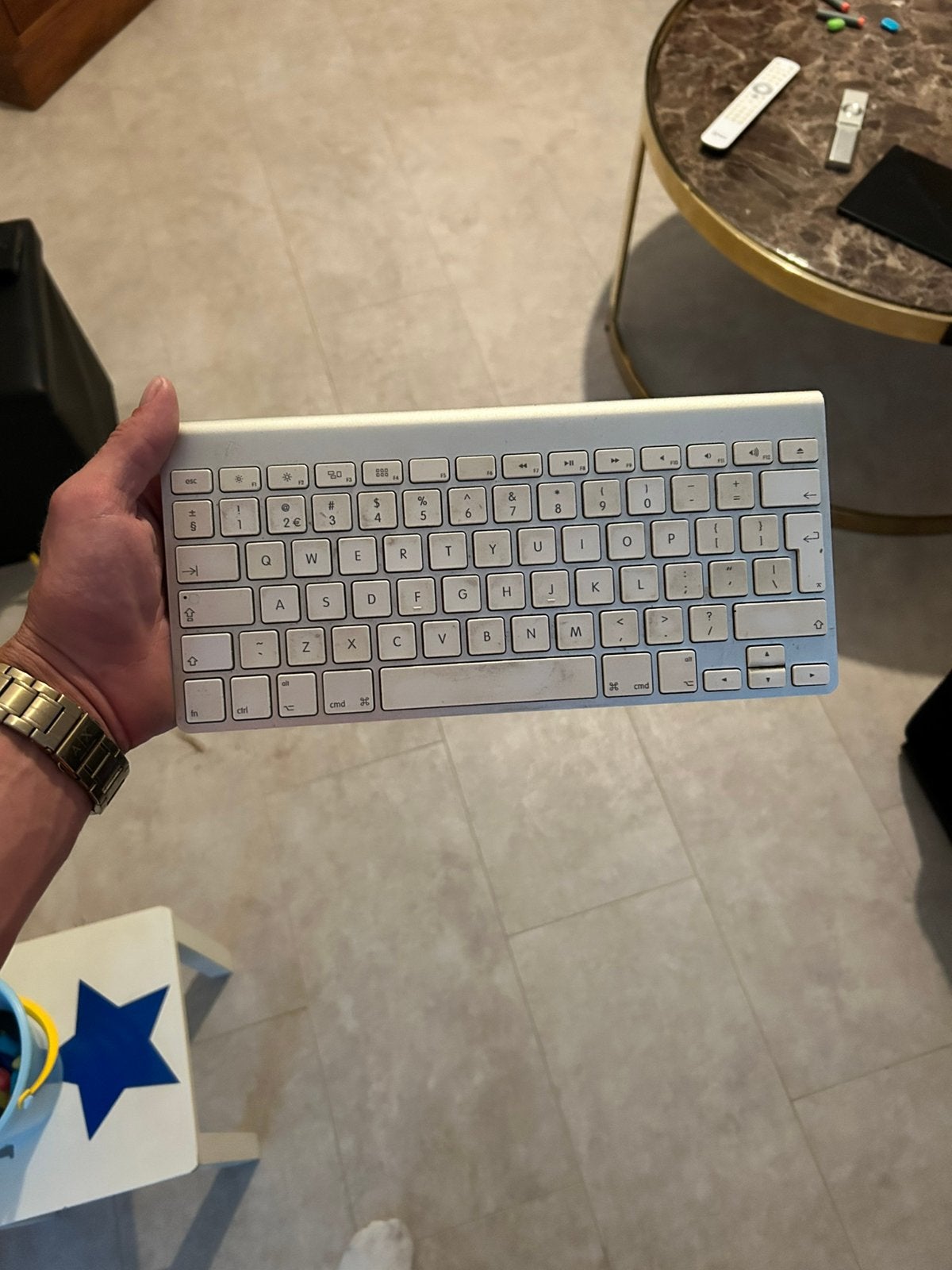 Apple toetsenbord model A1314, Computers en Software, Toetsenborden, Ophalen of Verzenden, Gebruikt, Draadloos