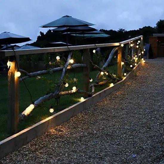 Solar Prikkabel 15M - Warm Witte Buitenverlichting, Zonne-energie, Kunststof, Overige typen, Nieuw