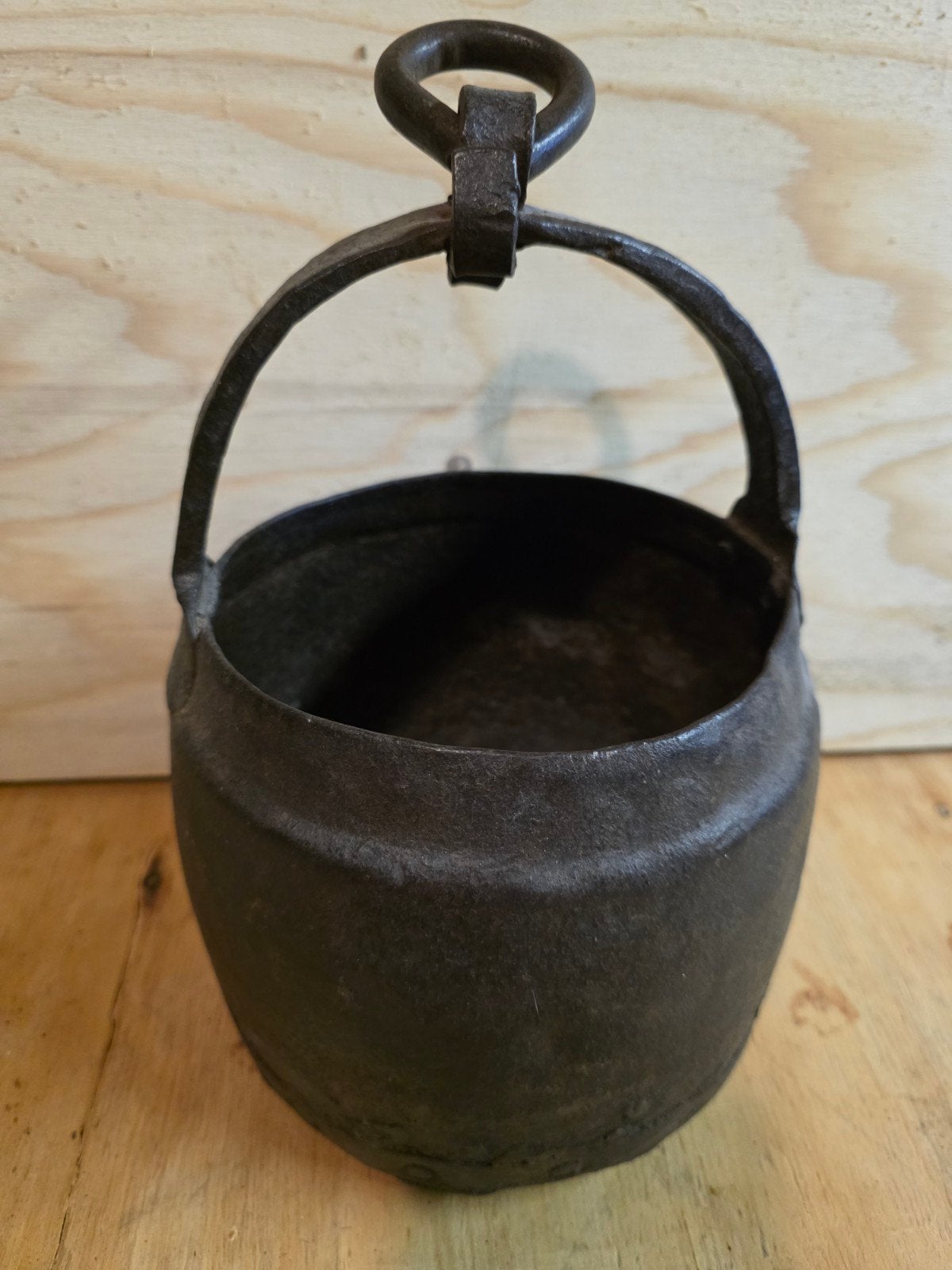 Gietijzeren lijmpot met hengsel, Antiek en Kunst, Ophalen of Verzenden