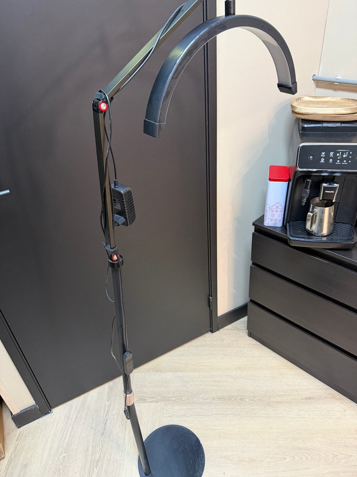 Halve moonlight lamp zwart, Ophalen of Verzenden, Zo goed als nieuw, 100 tot 150 cm