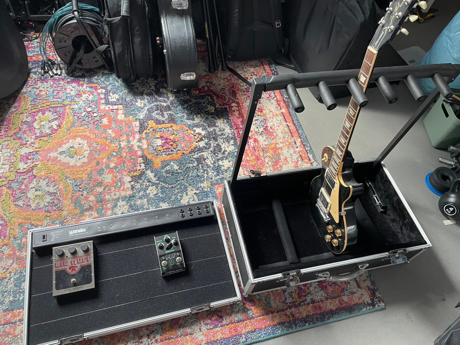 Warwick RockCase Flightcase voor Gitaar/Bas, Muziek en Instrumenten, Behuizingen en Koffers, Ophalen, Gebruikt, Elektrische gitaar