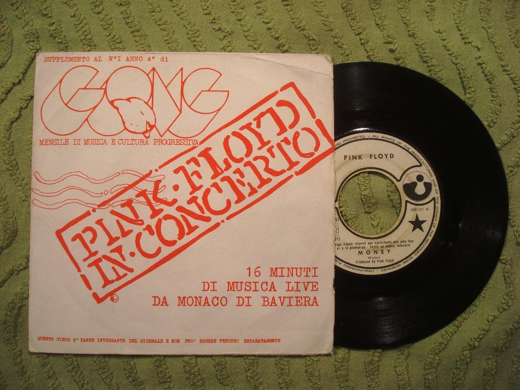 Pink Floyd 7" Vinyl Single: ‘Money’ (Frankrijk) Promo, Ophalen of Verzenden, Zo goed als nieuw, Rock en Metal
