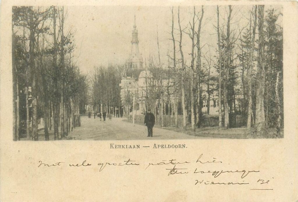 701-110-043 Apeldoorn Kerklaan, Ophalen of Verzenden, Voor 1920, Gelderland