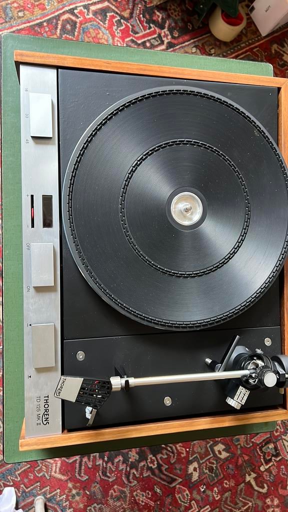 Thorens TD 125 MKII, Thorens, Thorens, Ophalen of Verzenden, Zo goed als nieuw