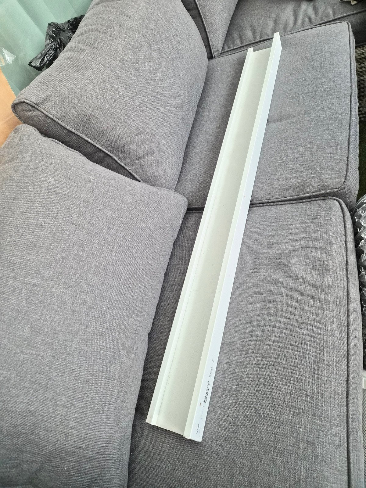 IKEA Ribba fotoplank - 105 cm, Gebruikt, Overige typen, Ophalen of Verzenden, Wit