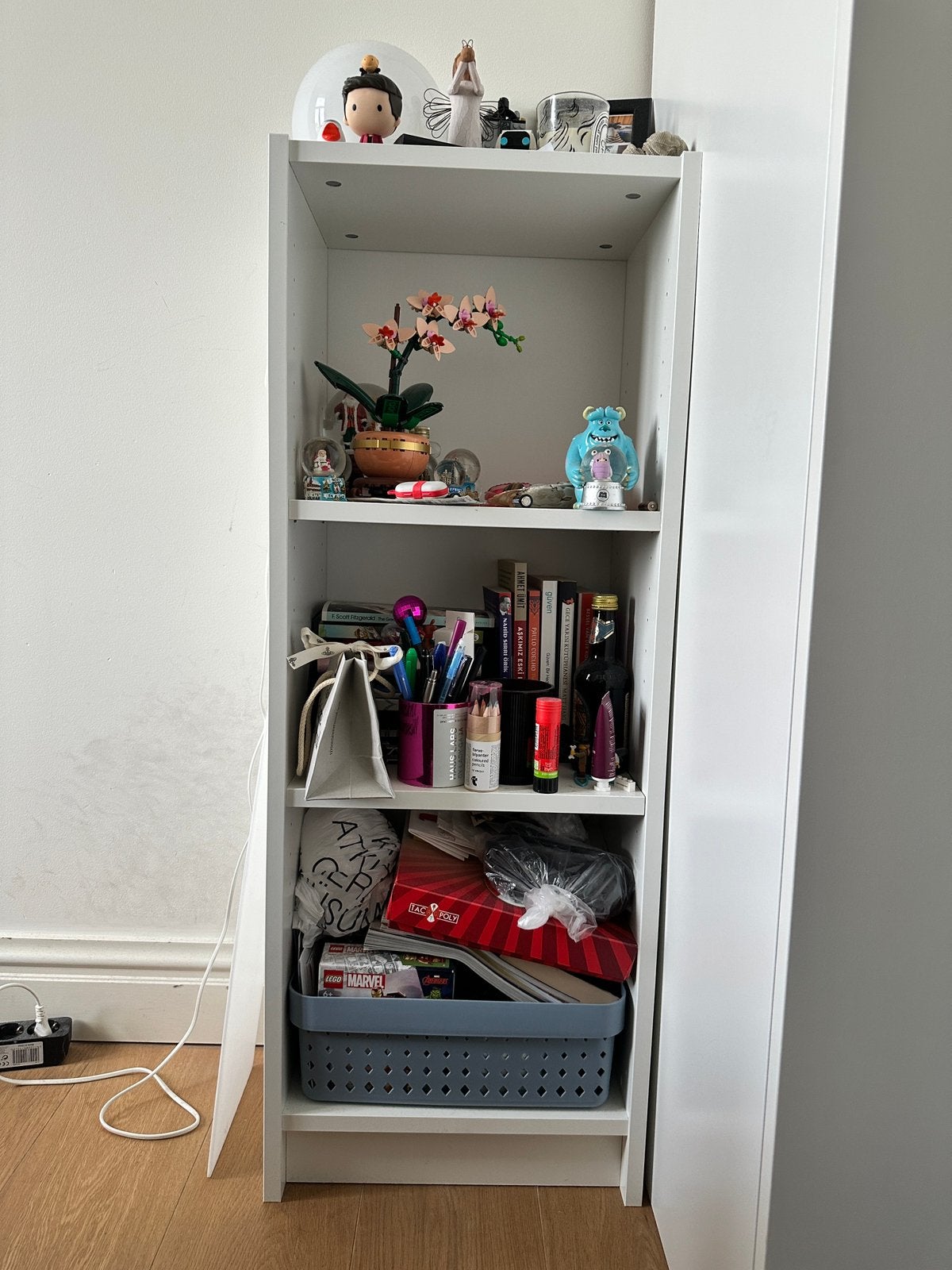 Ikea Boekenkast- Bikly, Ophalen, Zo goed als nieuw, 25 tot 50 cm, 50 tot 100 cm