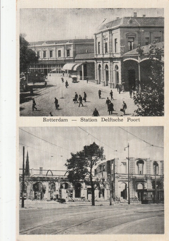 rotterdam- station delftsche poort, Ophalen of Verzenden, Voor 1920, Zuid-Holland