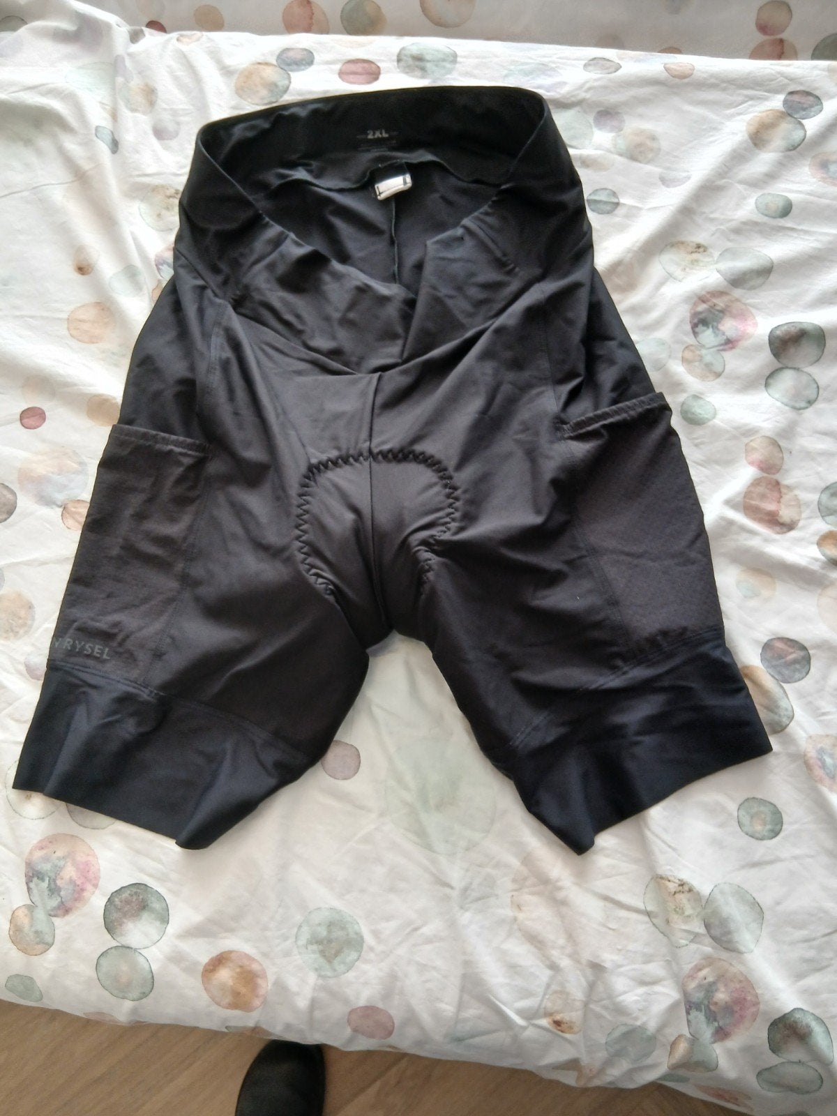 Fietsbroek met zeem leer, maar XXL., Ophalen, Zo goed als nieuw, Overige maten, Zwart