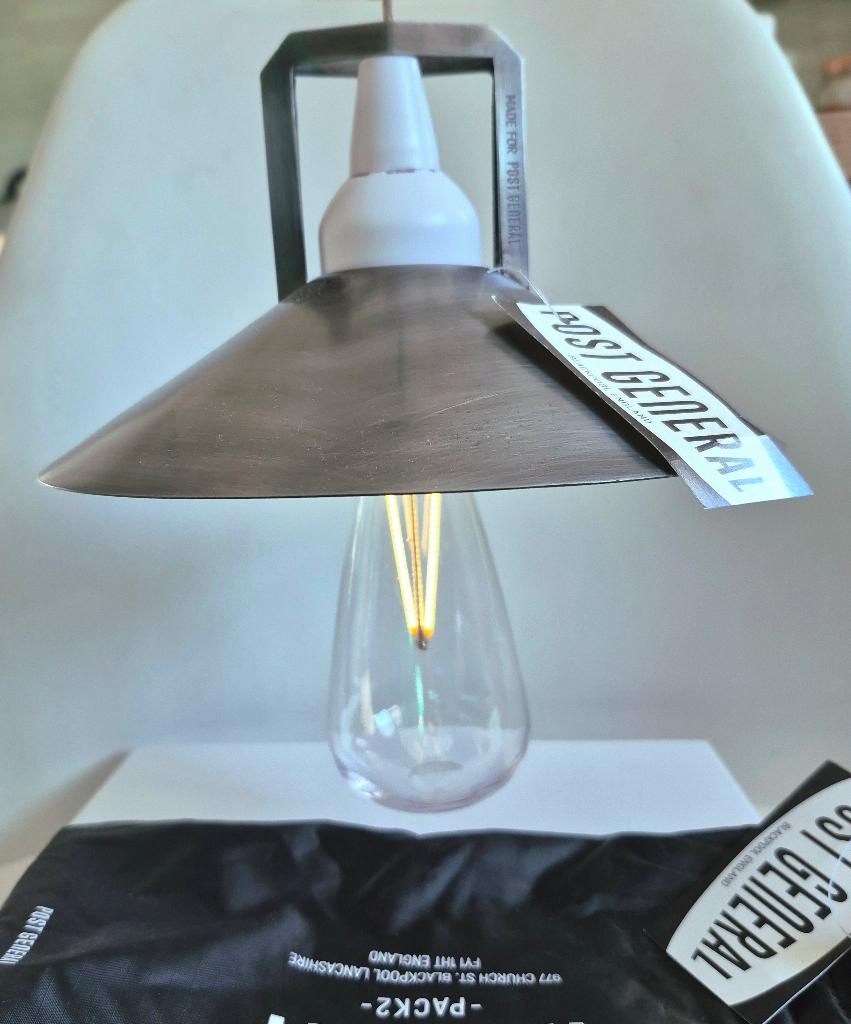 Post General Campinglamp / Hanglamp – NIEUW!, Ophalen of Verzenden, Nieuw, Metaal, Minder dan 50 cm