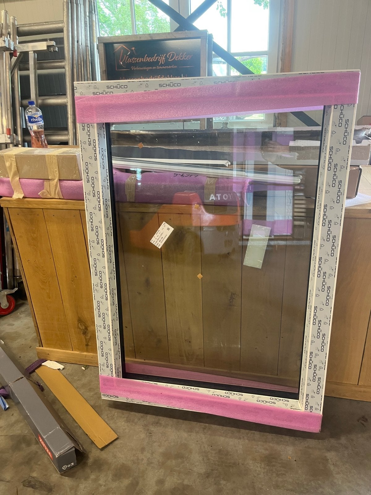 Kunstof kozijn, Kunststof, Raamkozijn, Nieuw, Inclusief glas