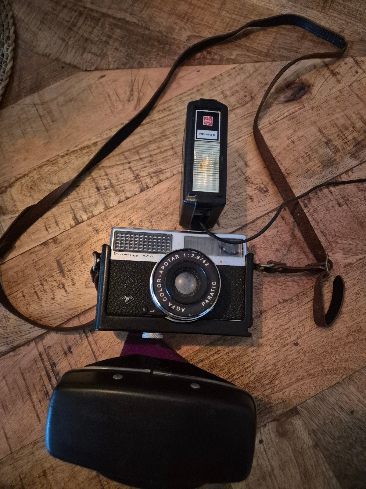 Vintage Agfa Optima 200 Sensor camera met flitser, Audio, Tv en Foto, Ophalen of Verzenden