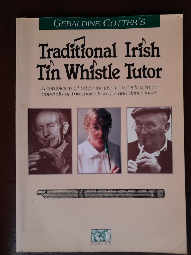 Traditional Irish Tin Whistle Tutor, Geraldine Cotter, Ophalen of Verzenden, Zo goed als nieuw, Artiest of Componist