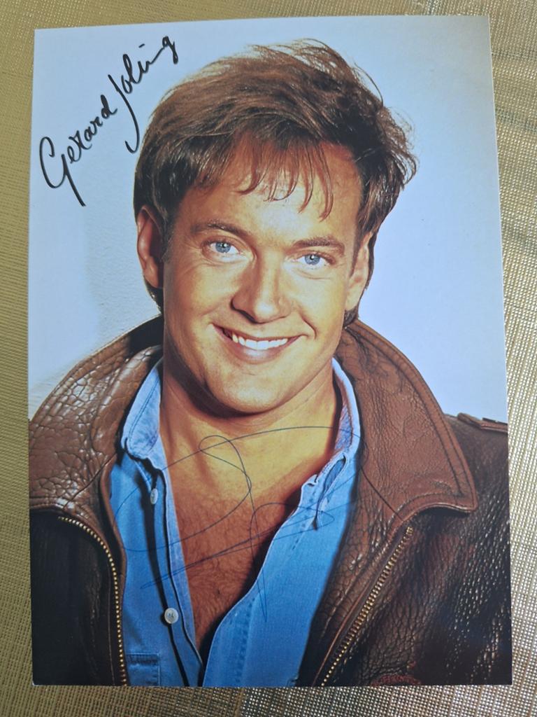 Gesigneerde foto van Gerard Joling., Verzamelen, Ophalen of Verzenden, 1980 tot heden, Overige onderwerpen