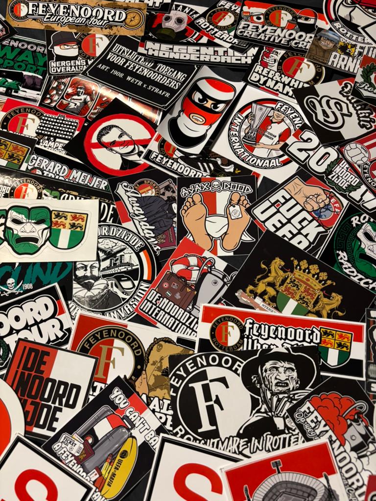 Feyenolrd stickers, Ophalen of Verzenden, Nieuw, Sticker