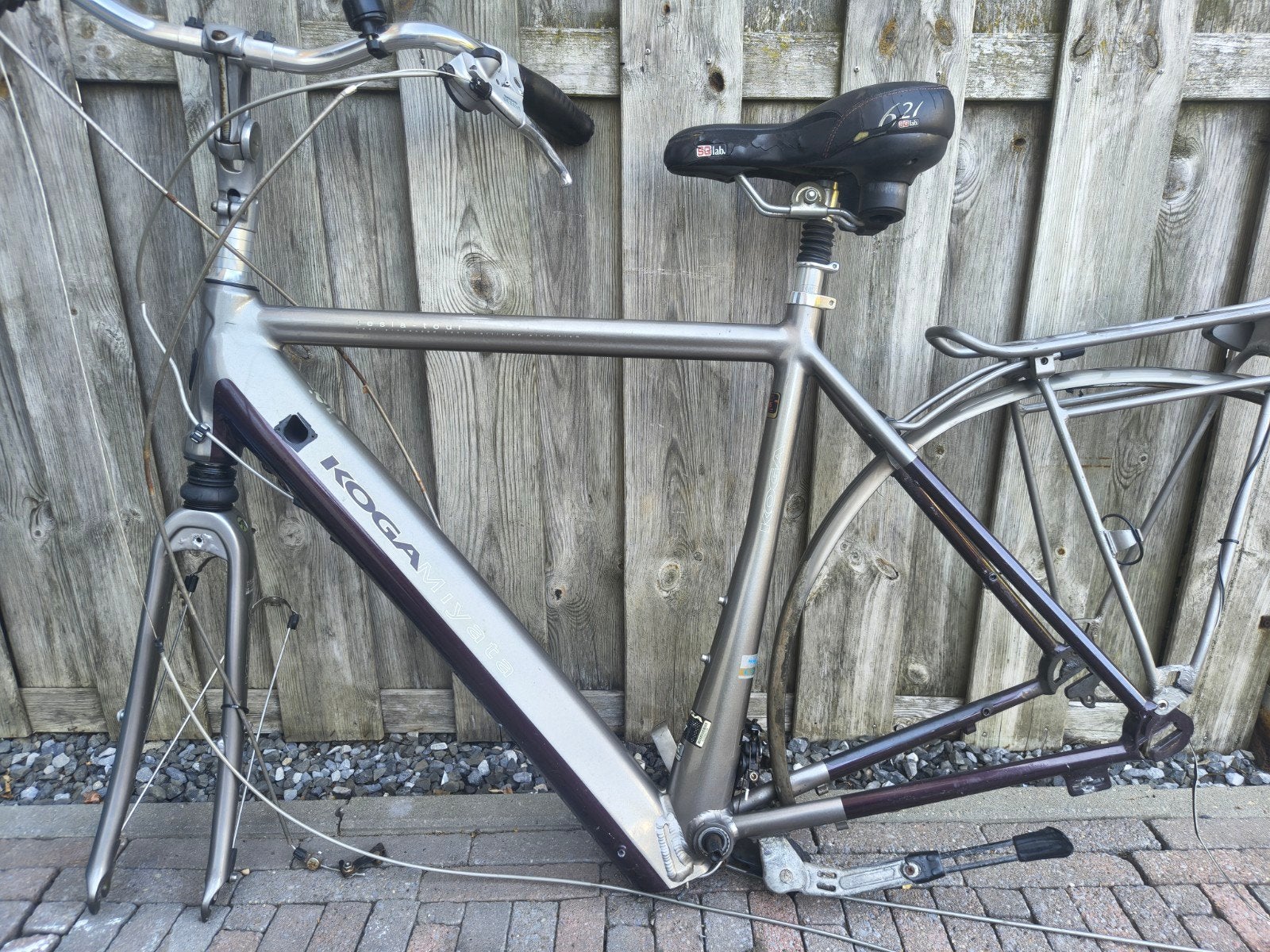 Koga frame, voorvork en meer onderdelen. Alles 50 euro, Fietsen en Brommers, Fietsonderdelen, Ophalen, Zo goed als nieuw, Frame