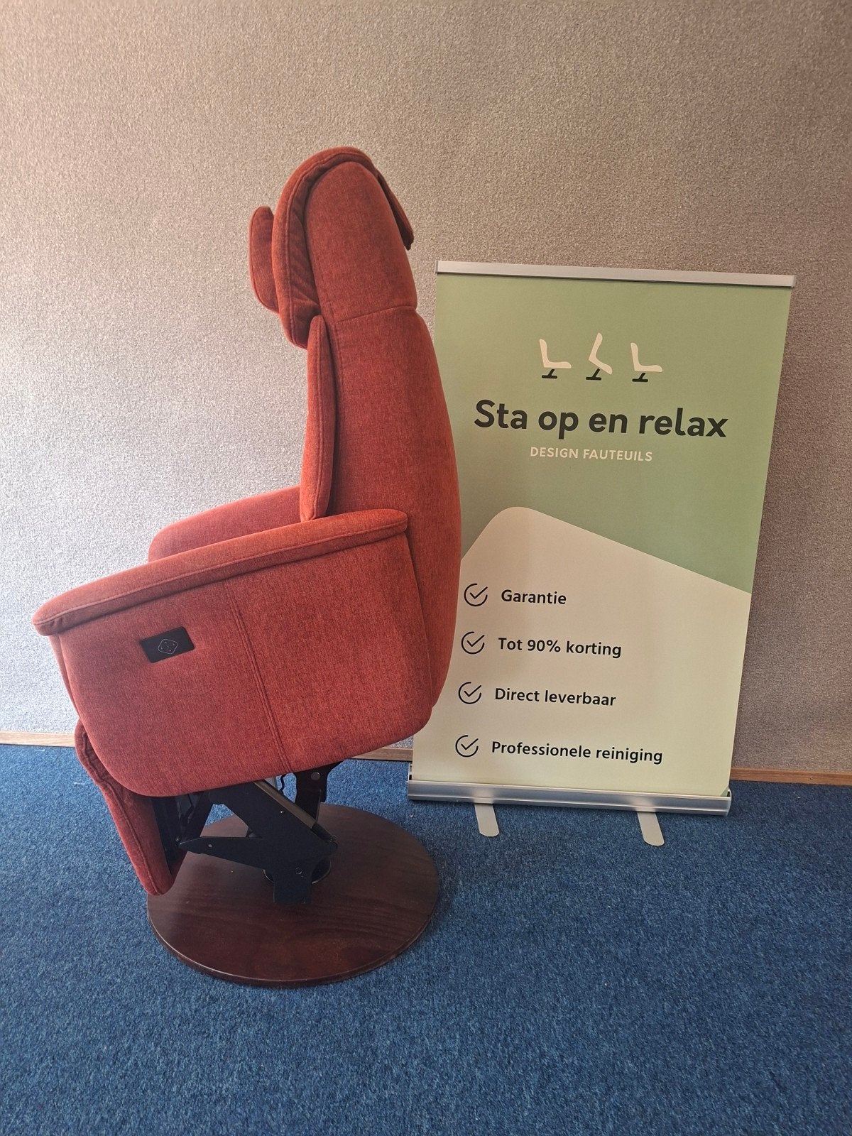 sta op relax fauteuil Prominent S-100 extra luxe !, Hoofdstraat 60 Schijndel, Ophalen of Verzenden, Zo goed als nieuw, Staopenrelax@gmail.com