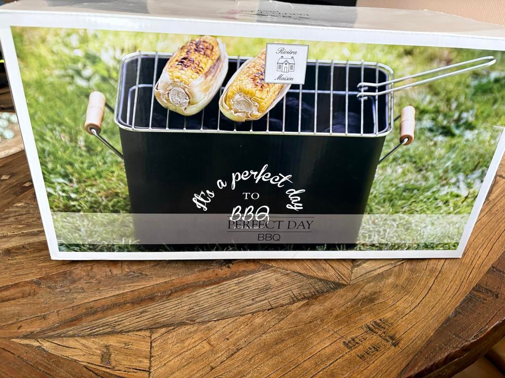 Riviera Maison Mini BBQ - Nieuw in doos, Ophalen of Verzenden, Nieuw, Met accessoires