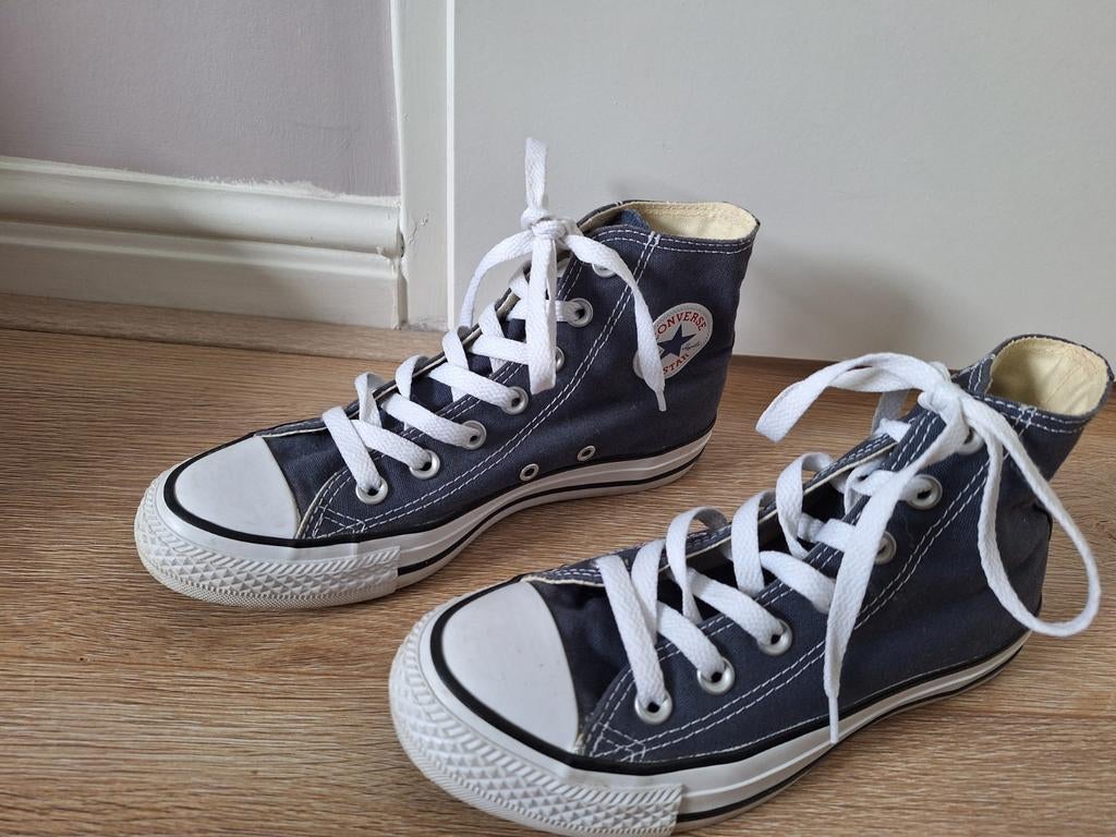 Zgan! mooie donkerblauwe gympen Converse All Star maat 36,5!, Schoenen, Ophalen of Verzenden, Zo goed als nieuw, Converse All Star