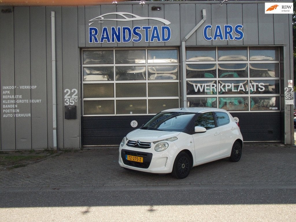 Citroen C1 1.0 e-VTi Feel Airco Elek Pakket 5Deurs 2015bj GA, Auto's, Voorwielaandrijving, Euro 5, Gebruikt, 4 stoelen