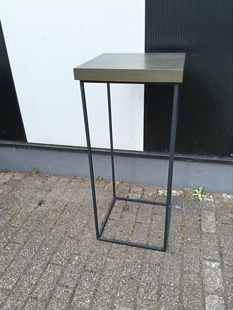 Plantentafel met metalen onderstel, Ophalen, Minder dan 55 cm, Gebruikt, Modern, Industrieel