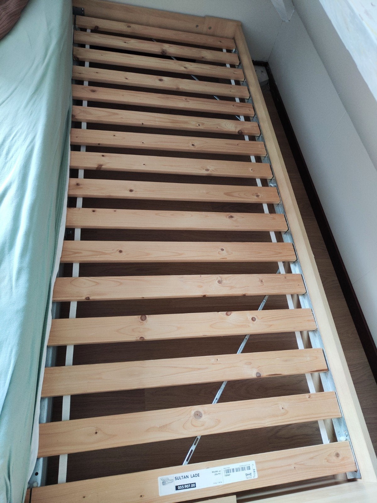 Twee lattenbodems Ikea 80 bij 200, Huis en Inrichting, Slaapkamer | Matrassen en Bedbodems, Ophalen, Eenpersoons, Zo goed als nieuw
